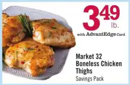 Price Chopper Market 32 Boneless Chicken Thighs offer