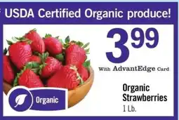 Price Chopper Organic Strawberries offer