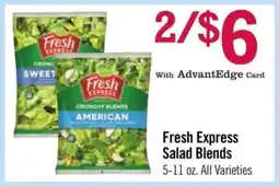 Price Chopper Fresh Express Salad Blends offer
