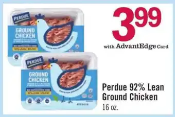 Price Chopper Perdue 92% Lean Ground Chicken offer