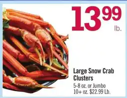 Price Chopper Large Snow Crab Clusters offer