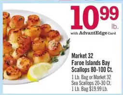 Price Chopper Market 32 Faroe Islands Bay Scallops 80-100 Ct offer