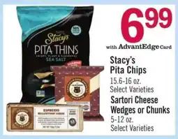 Price Chopper Sartori Cheese Wedges or Chunks offer