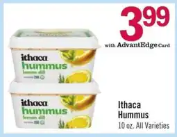 Price Chopper Ithaca Hummus offer