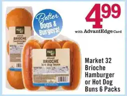 Price Chopper Market 32 Brioche Hamburger or Hot Dog Buns offer