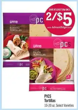 Price Chopper PICS Tortillas offer