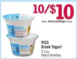 Price Chopper PICS Greek Yogurt offer