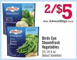 Price Chopper Birds Eye Steamfresh Vegetables offer