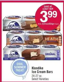 Price Chopper Klondike Ice Cream Bars offer