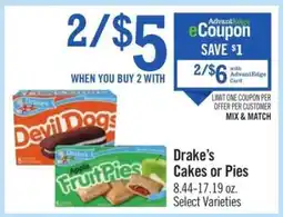 Price Chopper Drake's Cakes or Pies offer