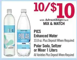 Price Chopper PICS Enhanced Water offer