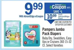 Price Chopper Pampers Jumbo Pack Diapers offer
