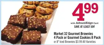 Price Chopper Market 32 Gourmet Brownies 4 Pack or Gourmet Cookies 8 Pack offer