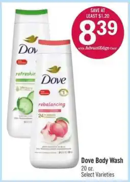 Price Chopper Dove Body Wash offer