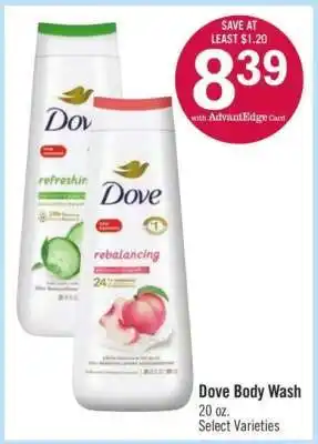 Price Chopper Dove Body Wash offer