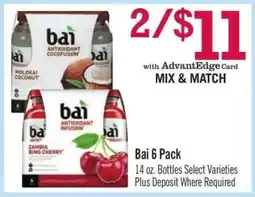 Price Chopper Bai 6 Pack offer