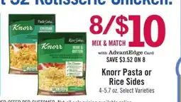 Price Chopper Knorr Pasta or Rice Sides offer