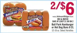 Price Chopper Ball Park Hamburger or Hot Dog Buns 8 Ct offer