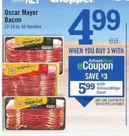 Price Chopper Oscar Mayer Bacon offer