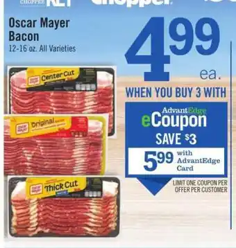 Price Chopper Oscar Mayer Bacon offer