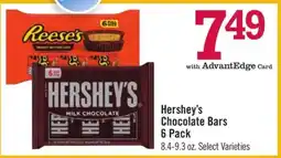 Price Chopper Hershey's Chocolate Bars 6-Pack offer