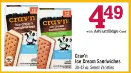 Price Chopper Crav’n Ice Cream Sandwiches offer