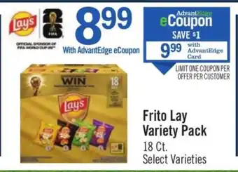 Price Chopper Frito Lay Variety Pack offer