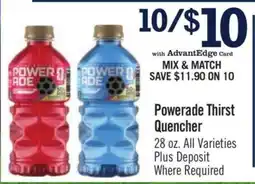 Price Chopper Powerade Thirst Quencher offer
