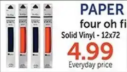 Hobby Lobby PAPER four oh fi Solid Vinyl offer