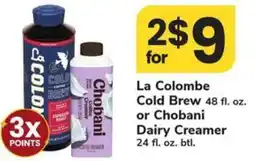 Safeway La Colombe Cold Brew or Chobani Dairy Creamer offer