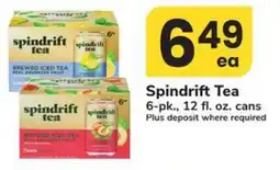 Safeway Spindrift Tea offer