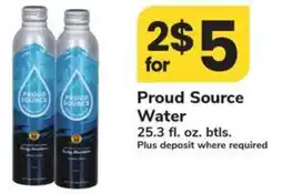 Safeway Proud Source Water offer