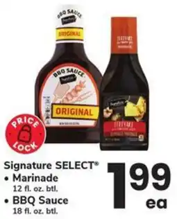 Safeway Signature select marinade bbq sauce offer