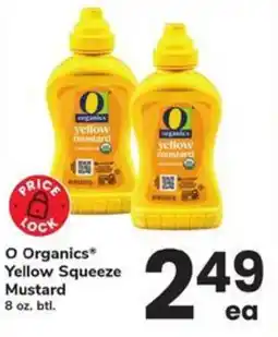 Safeway O Organics Yellow Squeeze Mustard offer