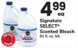 Safeway Signature select scented bleach offer