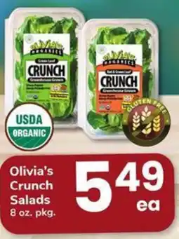 Safeway Olivias Crunch Salads offer