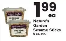 Safeway Natures Garden Sesame Sticks offer