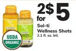 Safeway Sol-ti Wellness Shots offer