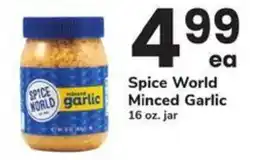Safeway Spice World Minced Garlic offer