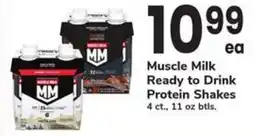 Safeway Muscle Milk Ready to Drink Protein Shakes offer