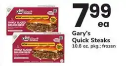 Safeway Garys Quick Steaks offer