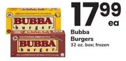 Safeway Bubba Burgers offer
