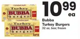 Safeway Bubba Turkey Burgers offer