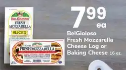 Safeway BelGioioso Fresh Mozzarella Cheese Log or Baking Cheese offer