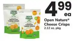Safeway Open Nature Cheese Crisps offer