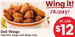 Safeway Deli Wings offer