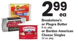 Safeway Breakstones or Plugra Butter or Borden American Cheese Singles offer