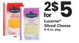 Safeway Lucerne Sliced Cheese offer