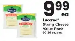 Safeway Lucerne String Cheese Value Pack offer