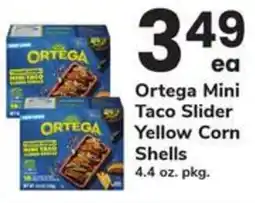 Safeway Ortega Mini Taco Slider Yellow Corn Shells offer
